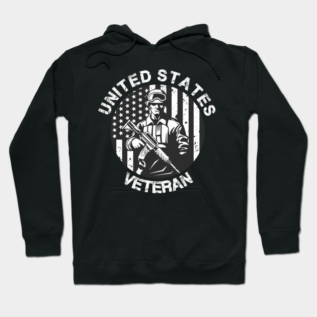 United States Veteran Hoodie by Mandra